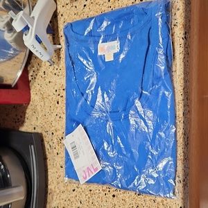 LulaRoe Blue Tank Top 3X Still in bag